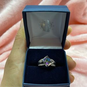 Aurora Mystic Topaz "Northern Lights" Ring SIZE 6